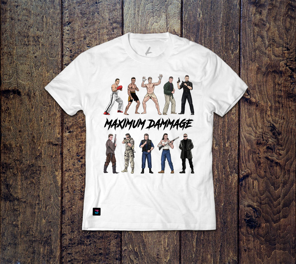 Maximum Dammage T-Shirt design by Marten Go aka MGO