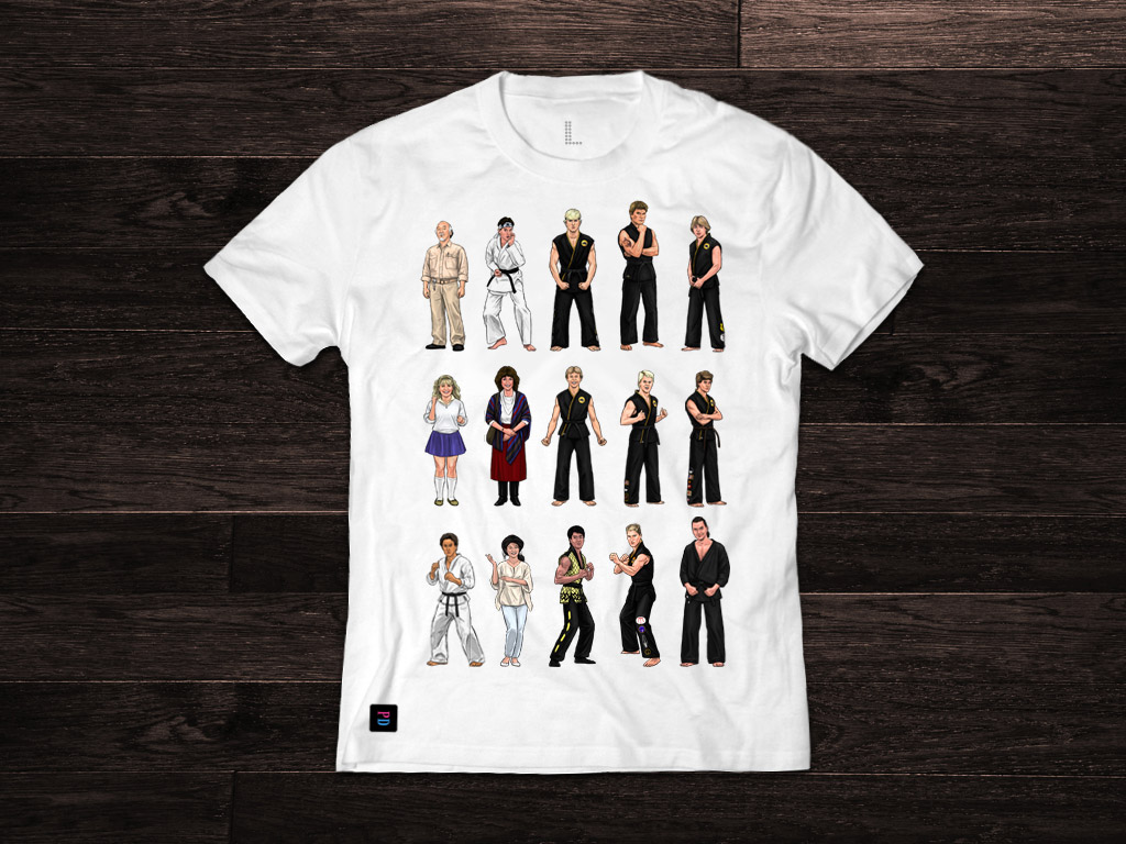 Karate Trilogy 15 T-Shirt designs by Marten Go aka MGO