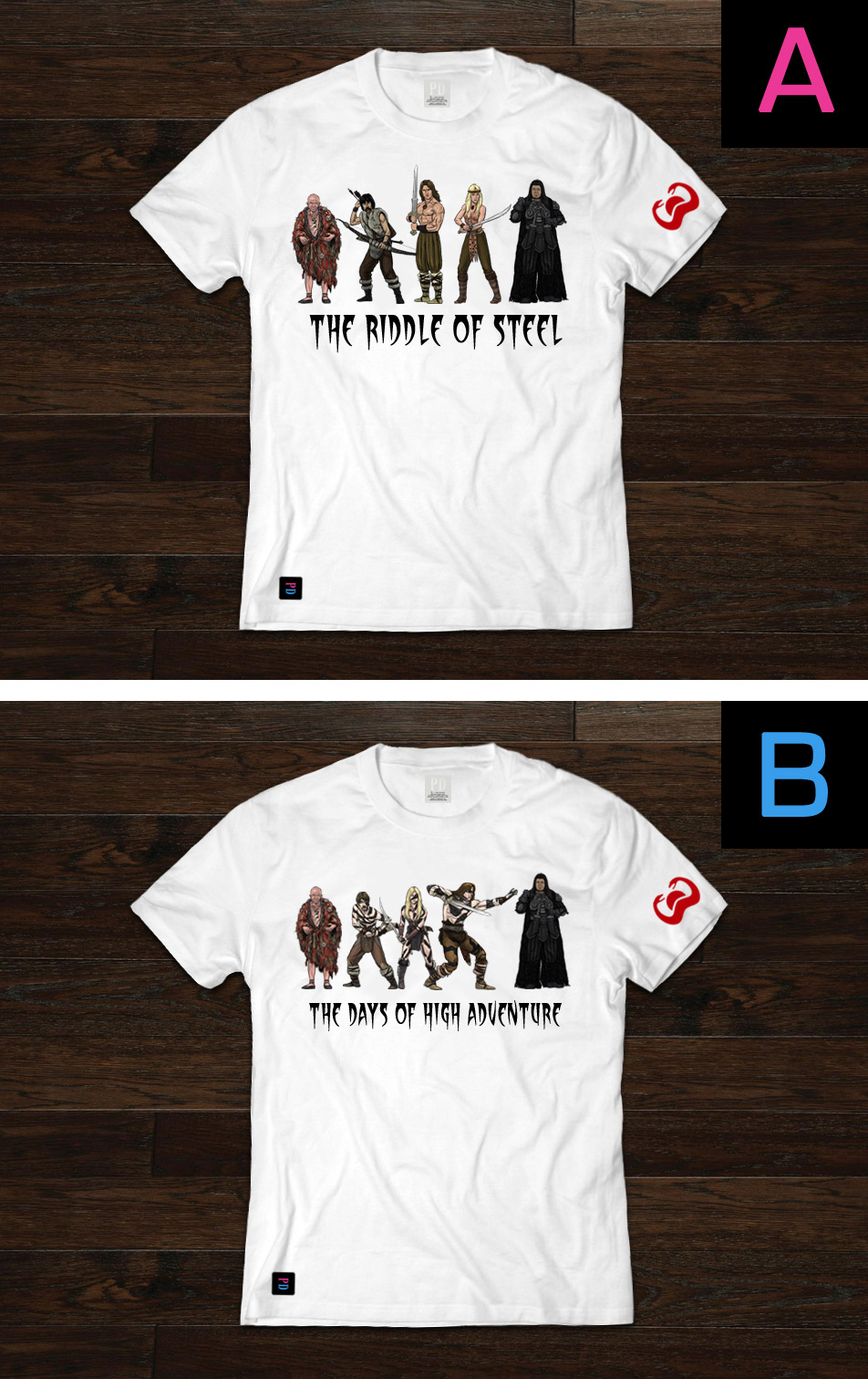 Hyborian Tale T-Shirt designs by Marten Go aka MGO