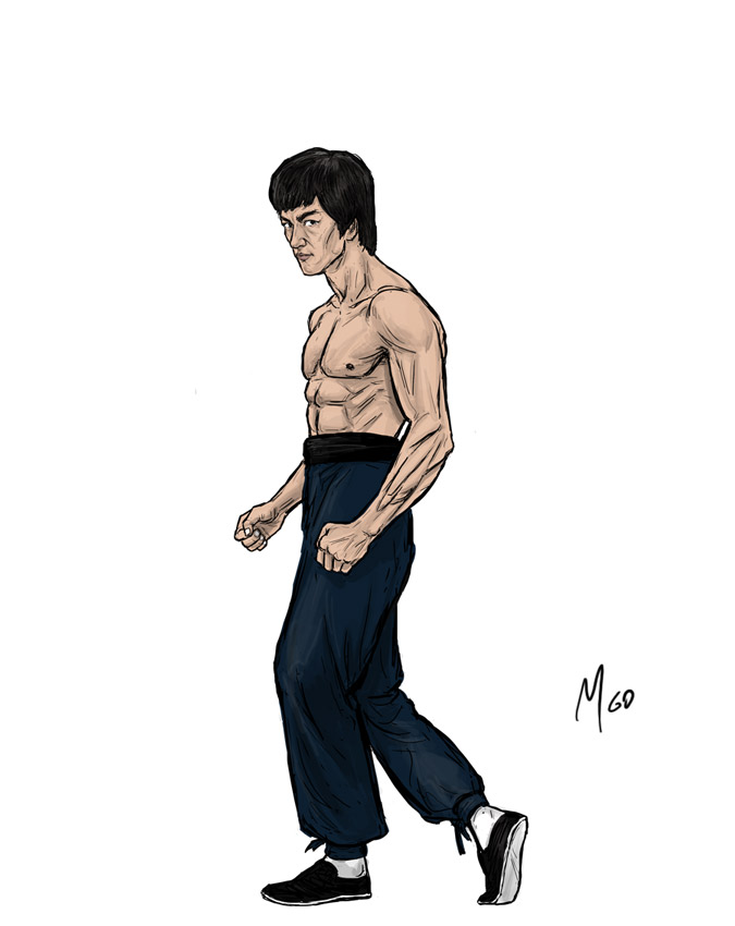 Dojo Fighter Version 3 illustration by Marten Go