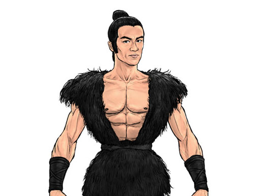 Eastern Warrior Character