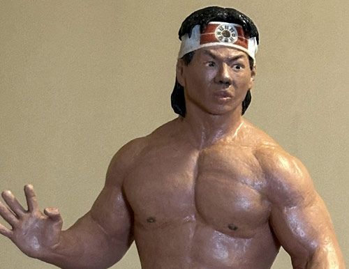 Bolo Yeung as Chong Li in Bloodsport as the awesome villain statue by Marten Go aka MGO