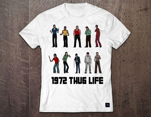 1972 Thug Life T-Shirt design by Marten Go aka MGO