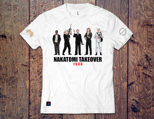 Nakatomi Takeover 1988 T-Shirt design by Marten Go aka MGO