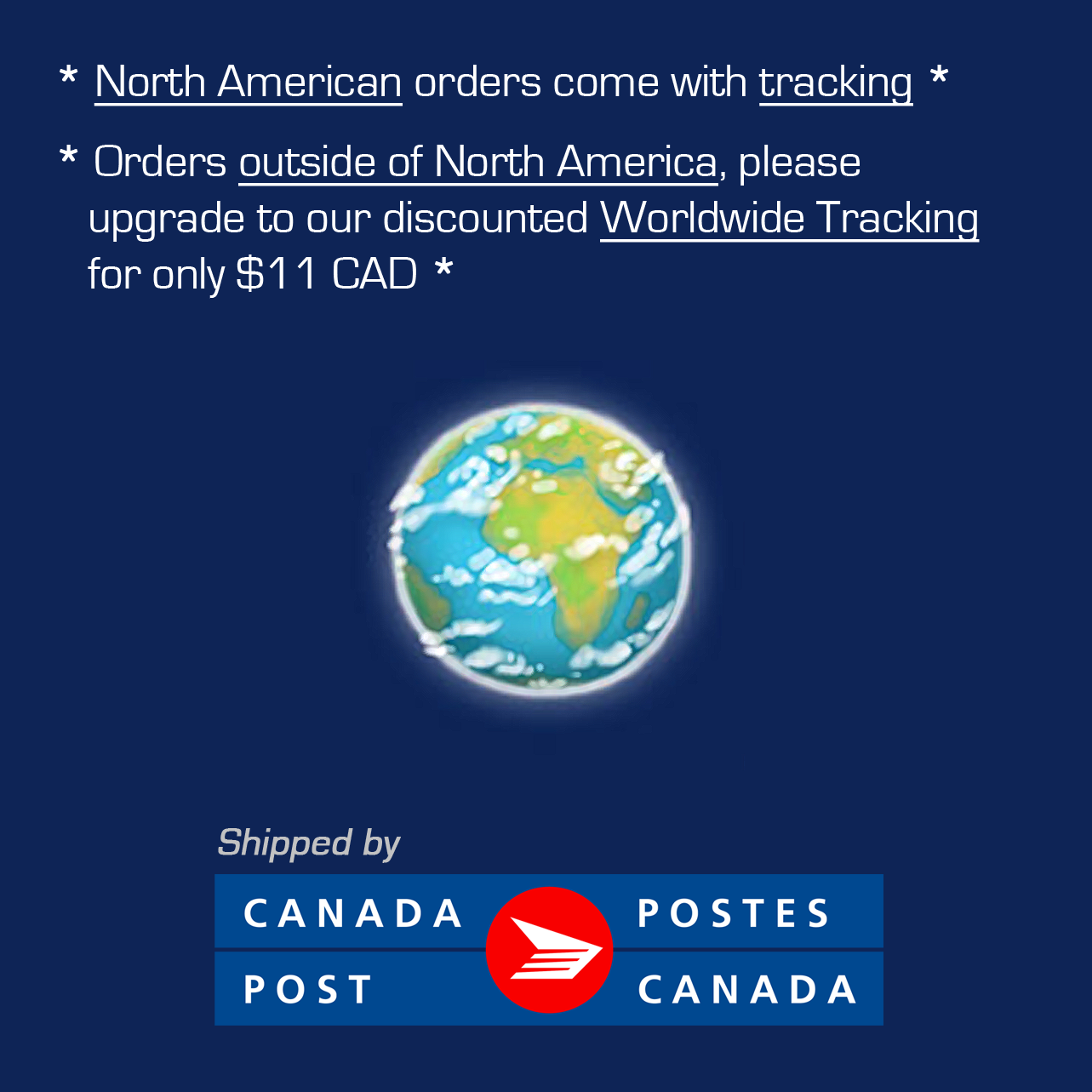 Canada Post Shipping Plaque