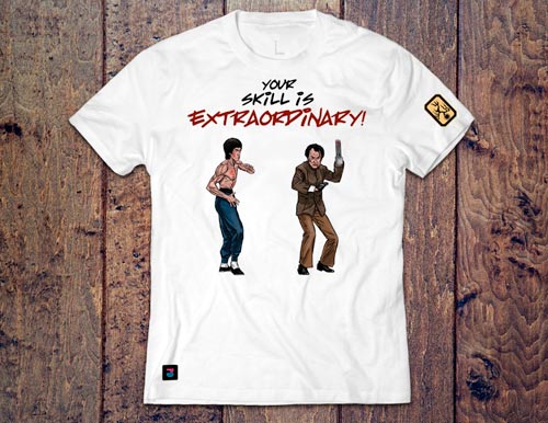 Your Skill Is Extraordinary! PD T-Shirt design by Marten Go aka MGO