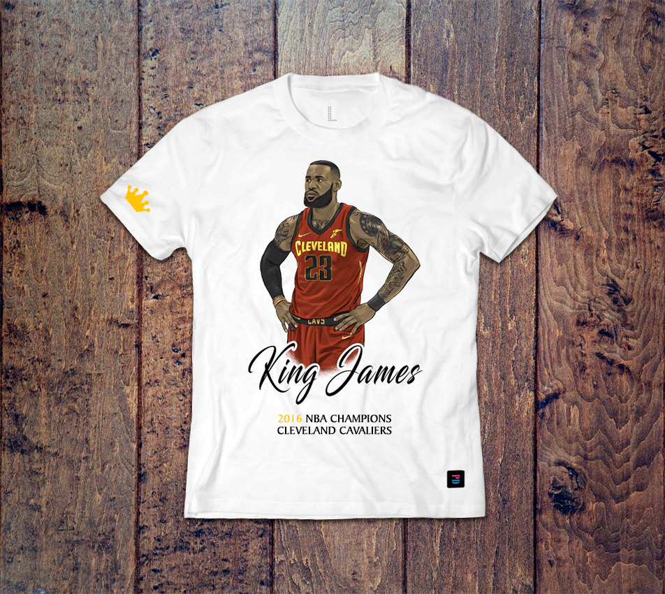 King James PD T-Shirt design by Marten Go aka MGO