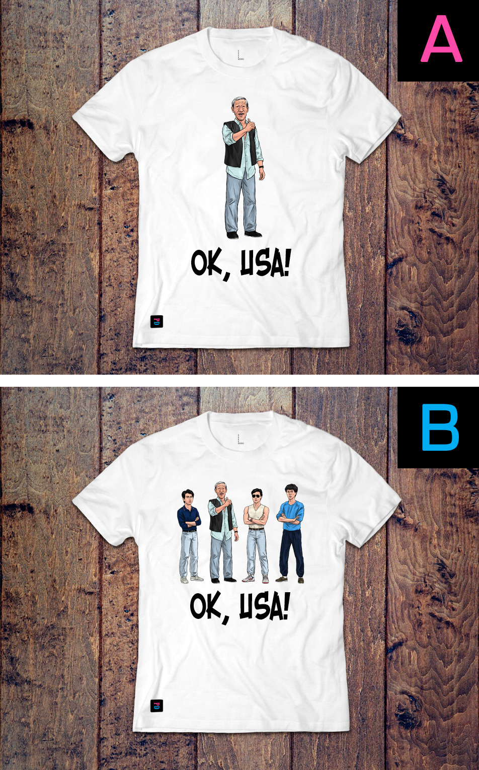 OK, USA! PD T-Shirt designs by Marten Go aka MGO