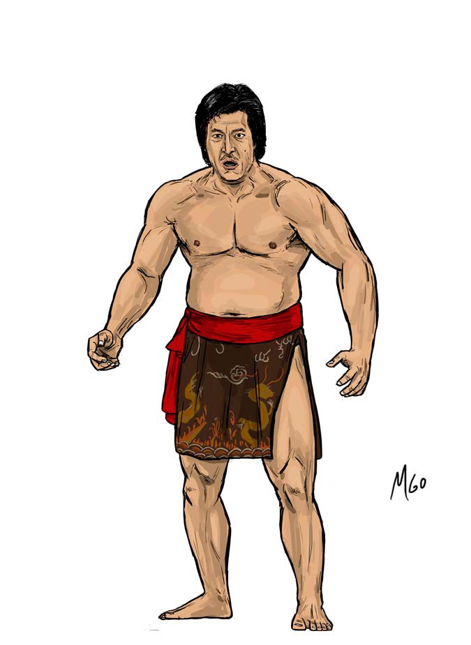 Sumo Fighter the sumo fighter illustration by Preserved Dragons Marten Go