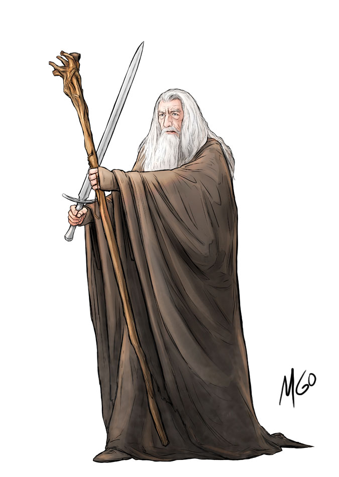 Almighty Wizard illustration by Marten Go