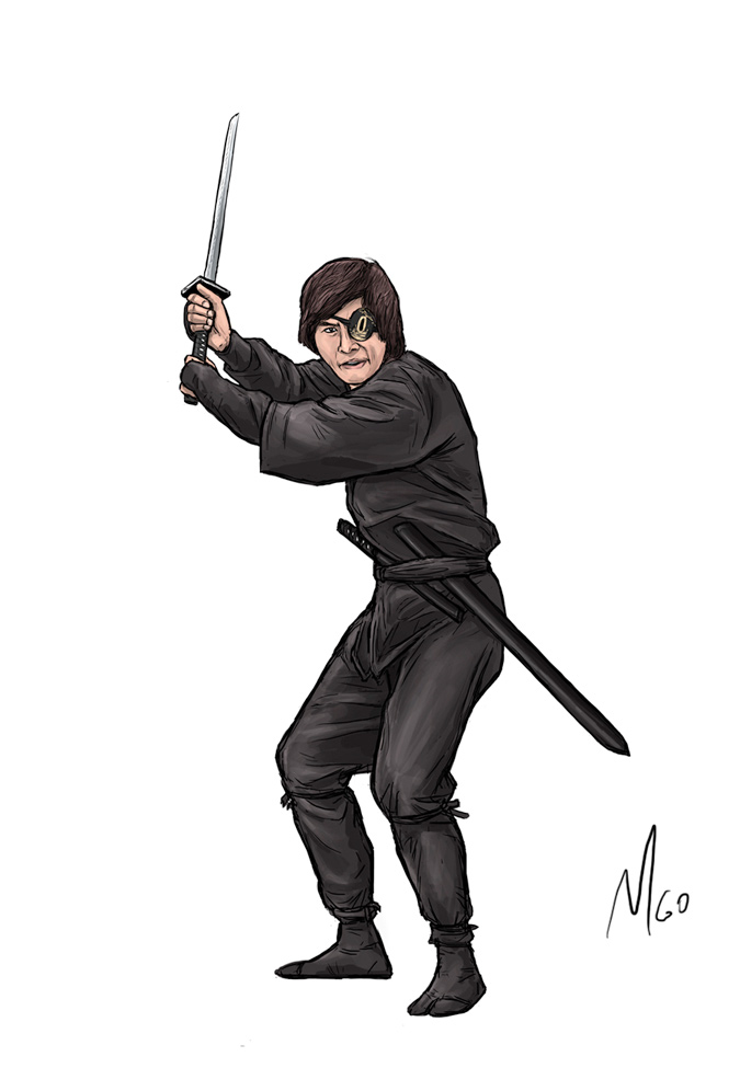 Special Ninja character illustration by Marten Go