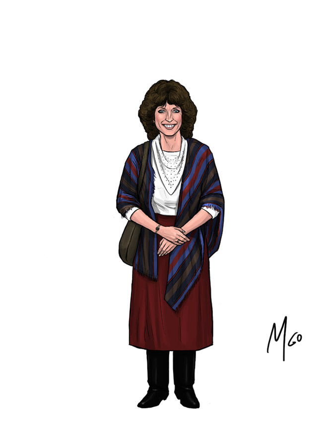 New Jersey Mom character illustration by Marten Go