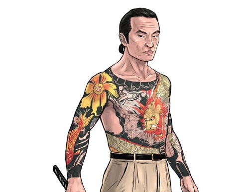 Yakuza Boss Character