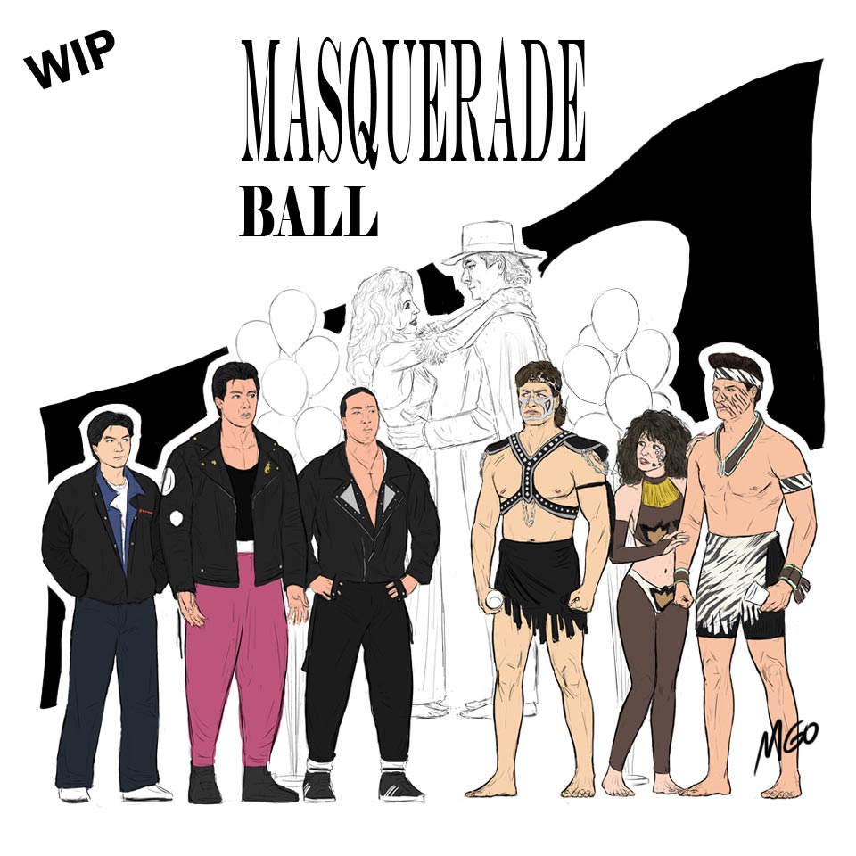 Masquerade Ball Preview Art by MGO